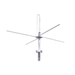 Antena Base VHF, con Plano de Tierra, Rango de Frecuencia 144-174 MHz.