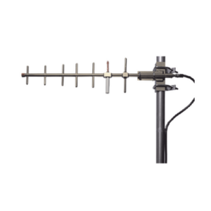 Antena Base Direccional 806-869 MHz, diseño robusto, protección contra hielo.