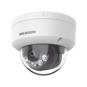 Domo IP 2 Megapixel /Lente 2.8 mm/ /Acusense/ Dual Light/ Micrófono Integrado / 30 mts IR EXIR / Exterior IP66 / H.265 / PoE / ONVIF