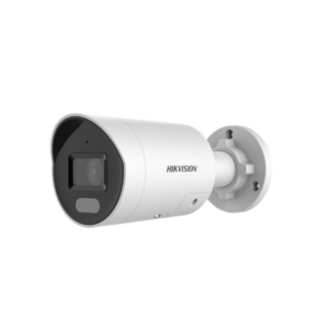 Bala IP 4 Megapixel / Imagen a Color 24/7 / PoE / Lente 4 mm / Luz Blanca 40 mts / Exterior IP67 / Luz Intermitente y Alerta de Audio / Videoanaliticos (Filtro de Falsas Alarmas) / WDR 130 dB/ MicroSD