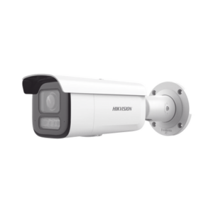 Bala IP 4 Megapixel / Lente Mot. 2.8 a 12 mm / 60 mts IR EXIR / Exterior IP67 / IK10 / WDR 120 dB / PoE / ACUSENSE (Evita Falsas Alarmas) / Entrada y Salida de Audio y Alarmas / MicroSD / ONVIF