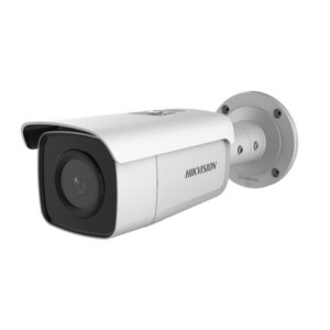 Bala IP 8 Megapixel / Filtro de Falsas Alarmas / Lente 4 mm / 60 mts IR EXIR / Exterior IP66 / Sirena y Estrobo Integrado / Entrada y Salida de Audio y Alarmas