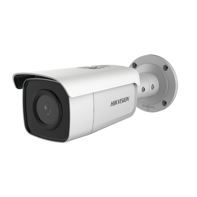 Bala IP 8 Megapixel / Filtro de Falsas Alarmas / Lente 2.8 mm / 60 mts IR EXIR / Exterior IP67 / Sirena y Luz Integrado / Micrófono Integrado / Entrada y Salida de Audio y Alarmas