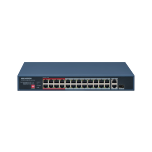 Switch PoE+ / No Administrable / 24 Puertos 10/100 Mbps PoE+ / 1 Puerto Gigabit / PoE hasta 250 metros / 230 W