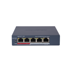 Switch Gigabit PoE+ / No Administrable / 4 Puertos 10/100/ Mbps PoE+ / 1 Puerto 10/100 Mbps Uplink / 35 W