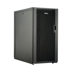 Gabinete Profesional de Telecomunicaciones, de Piso, 24 UR, 600 mm de Ancho y 1070 mm de Profundidad, Color Negro