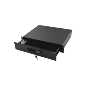 Gaveta para Rack 19" de 2 Unidades con Chapa de Seguridad.