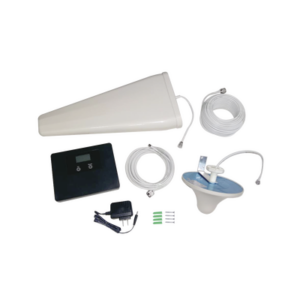 Kit de Amplificador de Señal Celular | Doble Banda | Mejora las Llamadas, Soporta 3G y *4G LTE | 70 dB de Ganancia Máxima, cubre áreas de hasta 500 metros cuadrados.(descontinuado)