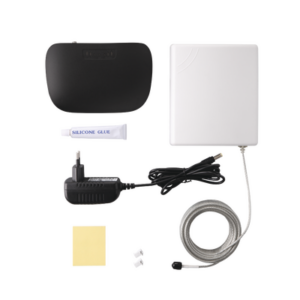 KIT de Amplificador de Señal Celular | Soporta 3G y Mejora la calidad de Voz | Cubre hasta 300 metros cuadrados | Ganancia Máxima 70 dB.