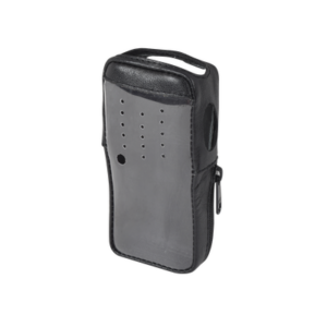 Funda de Piel Reforzada, Versión 2 de Fácil Acceso y Cubierta Frontal de Plástico Transparente para los Radios TK-2000KV2, TK-3000KV2