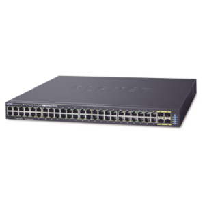 L2+ 48-Port 10/100/1000Mbps + 4-Port Shared SFP + 4-Port 10G SFP+ Managed Switch with Hardware Layer3 IPv4/IPv6 Static Routing