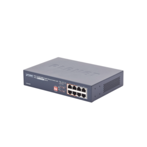 Switch PoE no Administrable, 8 Puertos 10/100/1000 Mbps con 4 Puertos PoE 802.3af/at, Modo Extender Hasta 250 mts