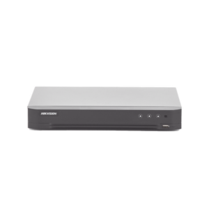 (ACUSENSE / Evita Falsas Alarmas) DVR 4 Megapixel / 4 Canales TURBOHD + 2 Canales IP / 1 Bahía de Disco Duro / 1 Canal de Audio
