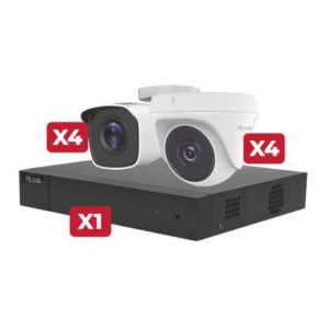 Kit de CCTV 2 Megapíxeles / Incluye Grabadora de 8 Canales / Cámara Domo / Cámara Bala / 1TB WD PURPLE