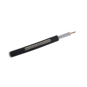 Carrete de 100m, Cable Coaxial RG-58 LMRLW-195, Baja Pérdida de 50 Ohms, Conductor de Cobre Sólido