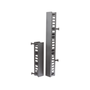 Kit organizador vertical de cable sencillo para rack abierto de 37 unidades