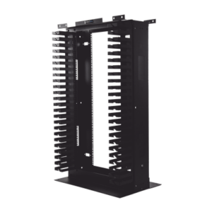 Rack de Acero de 4ft x 19in, 24UR con Organizadores Verticales Y Guía Superior para Cableado.