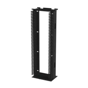Rack de Acero de 7ft x 19in, 45UR con Organizadores Verticales Y Guía Superior para Cableado.