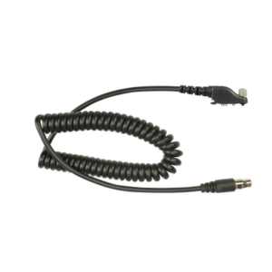 Cable resistente al fuego (UL-914), para auricular HDS-EMB con atenuación de ruido para radios Icom IC-F50/ 60/ 3161/ 4161/ 30GS/ 30GT/ 40GT/ 40GS/ 40G.