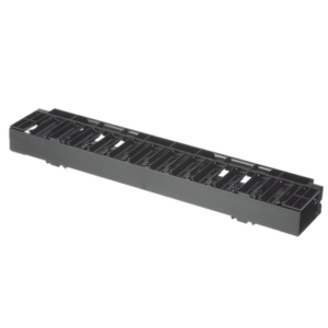 Organizador de Cables Horizontal NetManager, Sencillo (Solo Frontal), Para Rack de 19in, 1UR