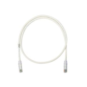 Cable de parcheo UTP Categoría 6, con plug modular en cada extremo - 3 m. - Blanco mate