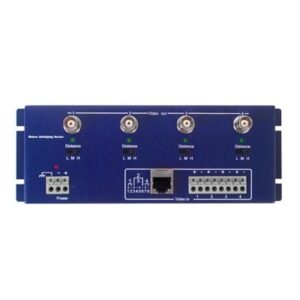 Receptor activo de 4 canales para Video ANALOGO (distancia de video máx. 600 m con transmisor activo) como TT4501T