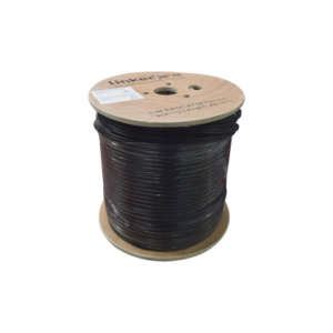 Bobina de cable de 450 m ( 1,476 ft ) compuesto por 2 pares de cable UTP 5e , blindado + 1 par calibre 16 LDPE. Uso en Intemperie