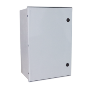 Gabinete de Poliéster IP65 Uso en Intemperie (600 x 800 x 300 mm) con Placa Trasera Interior (Incluye Chapa y Llave).