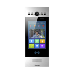 Videoportero IP Multiapartamento / SIP / PoE / Administración en la Nube / Acceso por Rostro, Tarjeta, PIN, BLE y Código QR / IK06 e IP65 / Compatible con App SmartPlus
