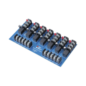 Módulo de 7 Relevadores y/o 7 triggers independientes, ultra sensible, con voltaje de entrada de 12 o 24 Vcd