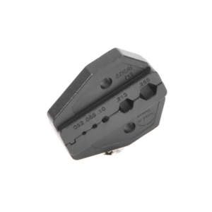 Mordaza para Plegar Conectores de Anillo en RG-58/U, RG-59/U, RG-142/U, RG-8/X en tamaños 0.052", 0.068", 0.100", 0.213" y 0.255".