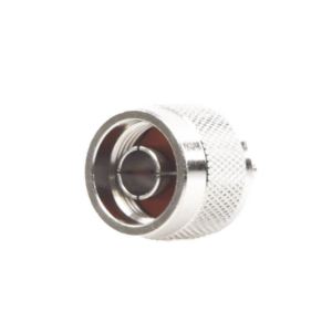 Conector N Macho de Anillo Plegable para Cables Coaxiales RG-58/U, RG-142/U, LMR-195, Níquel/ Oro/ Teflón.​