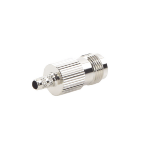 Conector TNC Hembra de Anillo Plegable para Cables RG-58/U, RG-142/U, Niquel /Oro /Delrin.