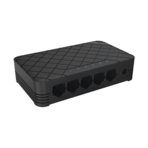 Switch De Escritorio No Administrable Con Carcasa De Plástico De 5 Puertos 10/100 Mbps