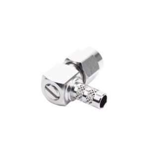 Conector SMA Macho en A/R de anillo plegable para cable RG-142/U.