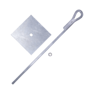 Ancla para Retenida para Muro con Ojo de Llave Galvanizado por Inmersión en Caliente (Requiere Placa Igualadora).