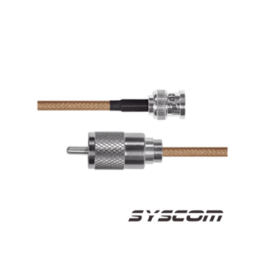 Cable RG142, con conectores BNC Macho / UHF Macho.