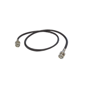 Cable Coaxial RG-59U-SYS-COBRE (30 cm) Cinta Poliester, 40% Malla-Aluminio, BNC Macho-BNC Macho.
