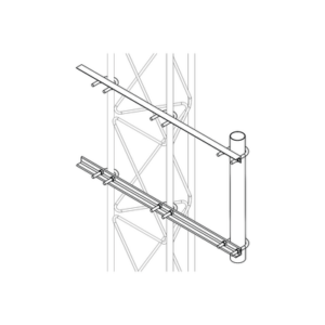 Brazo Lateral Liviano para Tramo STZ30G Galvanizado por Inmersión en Caliente.