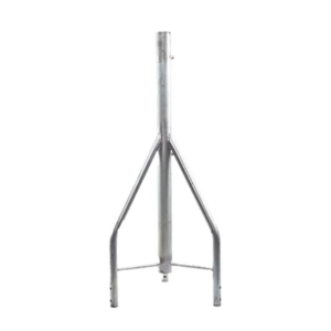 Tramo de Remate / Copete, tubo industrial 1 1/4" con tubo central 2 3/8", galvanizado por electrólisis.