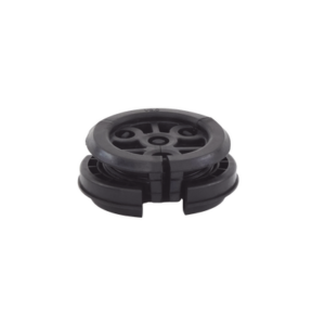 Bota pasamuro de 4". Incluye 4 orificios para cable coaxial de 1/2"