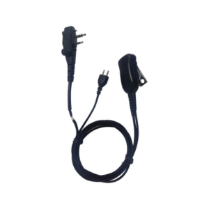 Micrófono audífono de 1 cable de fibra trenzada con sistema SNAP para radios Icom IC-F4003/4013/2000/4021/4031/4210/4230/IC-F14/3021/3013/3103/3003/1000/2000/S/T (con tornillos)