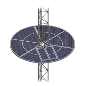 Sistema Anti Escala tipo Sombrilla para Torre STZ30G. Galvanizada por Inmersión en Caliente.