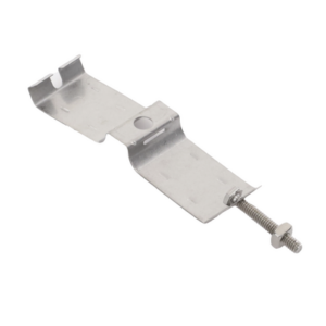 Sujetador de doble click para cable coaxial de 1 1/4" paquete de 10 piezas.