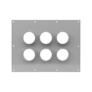Placa Pasamuro Con Capacidad de 6 Botas de 4"