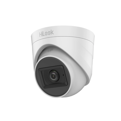 Domo TURBOHD 2 Megapixel / Gran Angular 106° / Lente 2.8 mm / Audio por Coaxitron / 20 mts IR EXIR / Exterior IP66 / 4 Tecnologías (TVI / CVI /AHD / CVBS) / dWDR