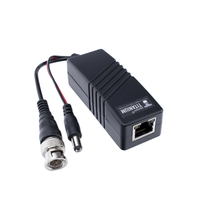 (TRANSCEPTOR) TRANSMISOR ACTIVO para Kits KITTT4PVTURBOX, KITTT8PVTURBOX, KITTT16PVTURBOX y KIT-TT16PVTURBOX-RX / Regula el voltaje de 36 VCD a 12VCD / HD-TVI/CVI/AHD/CVBS / Se instala del lado de la cámara.