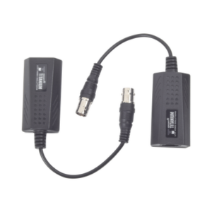 Kit EXTENSOR IP por cable CABLE COAXIAL para distancias de HASTA 200 m /REUTILIZA EL CABLEADO EXISTENTE PARA CONECTAR CÁMARAS IP / No Requiere Energía / Transmisión en Tiempo Real / Protección Contra Sobretensiones Incorporada.