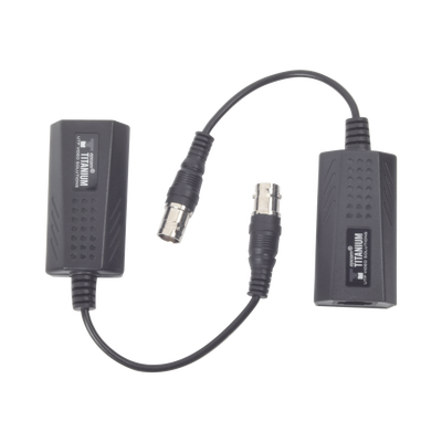 Kit EXTENSOR IP por cable CABLE COAXIAL para distancias de HASTA 200 m /REUTILIZA EL CABLEADO EXISTENTE PARA CONECTAR CÁMARAS IP / No Requiere Energía / Transmisión en Tiempo Real / Protección Contra Sobretensiones Incorporada.
