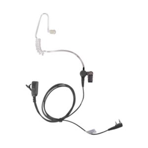 Micrófono - audífono de solapa con tubo acústico transparente para KENWOOD TK3230/3000/3402/3312/3360/3170,NX240/340/220/320/420 con tubo acústico de PU (grado médico)